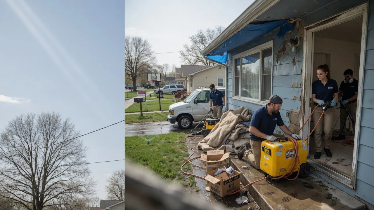 Basement Flood Cleanup in Dresser, WI near me